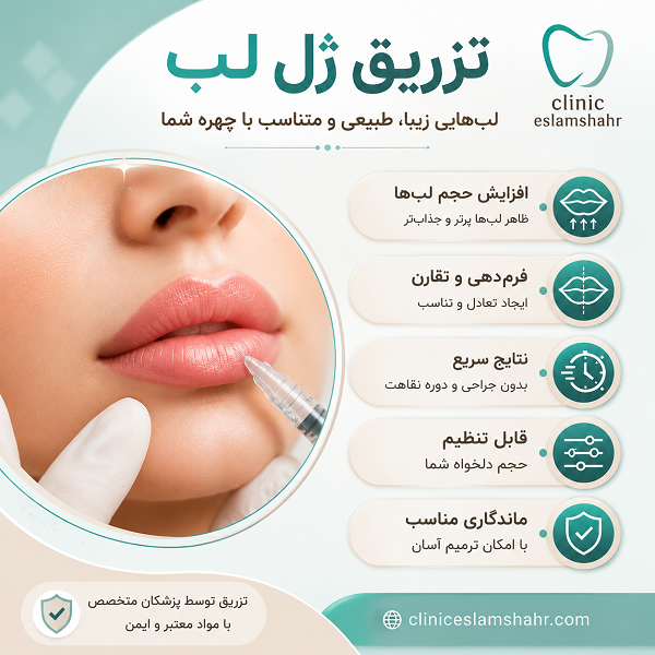 چرا کلینیک اسلامشهر بهترین انتخاب برای تزریق ژل لب است؟