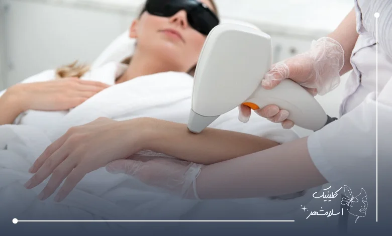 لیزر برای پوست‌های حساس و تیره