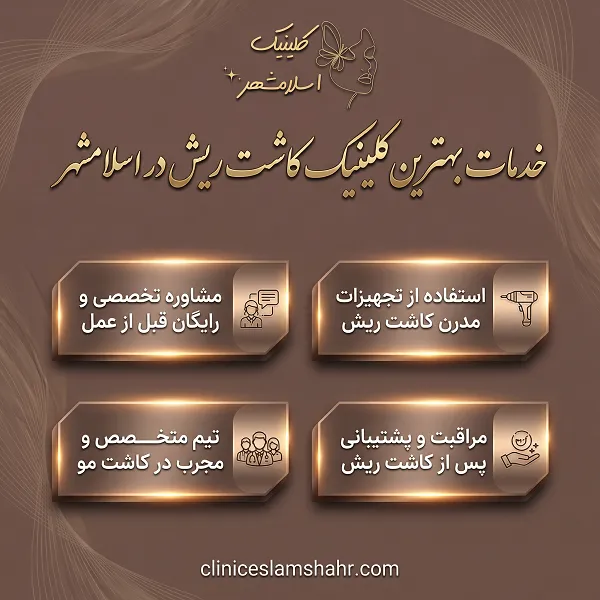 معیارهای انتخاب بهترین کلینیک کاشت ریش در اسلامشهر