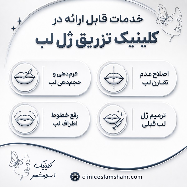 راهنمای انتخاب بهترین کلینیک تزریق ژل لب
